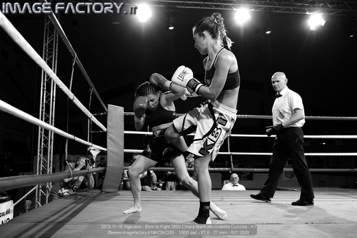2013-11-16 Vigevano - Born to Fight 2650 Chiara Manfrotto-Isabella Cuzzola - K1